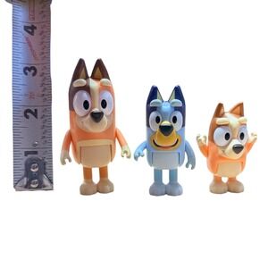 Bluey Bandit Bingo Figure Lot 3 Pack Disney Junior Character Toys Action Figures